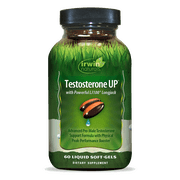 Irwin Naturals Testosterone UP Red – 60 Liquid Soft-Gels — Advanced Pro-Male Testosterone Support & Performance Booster