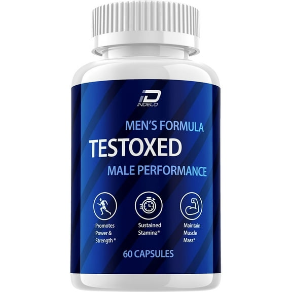 Testoxed Capsules Supplement, Testoxed Advanced Men Wellness Support, Official Testoxed Maximum Strength Energy Performance, Testoxed Premium Dietary Formula Reviews (60 Capsules)