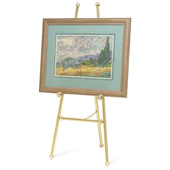 Testrite Baroque Display Easel - Brass-Tone