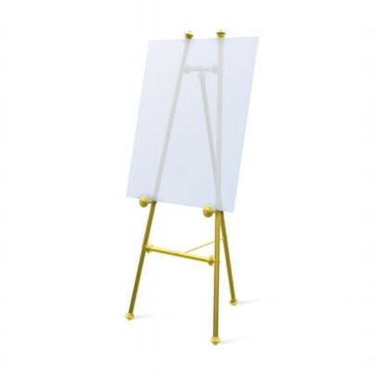 Testrite Visual Products 650 Elegant Easels Baroque Easel- Brass
