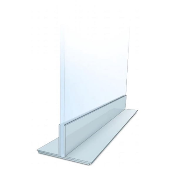 Testrite Visual Products LL24-S Double LL Mounts 24 in. Double Jl Mounts- Silver