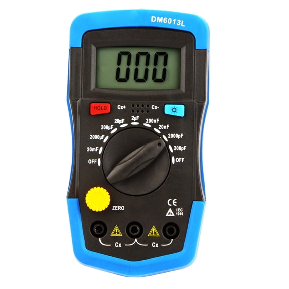 Tests Multimeter DM6013L Handheld Digital Capacitance Meter Capacitor w/ LCD Backlight