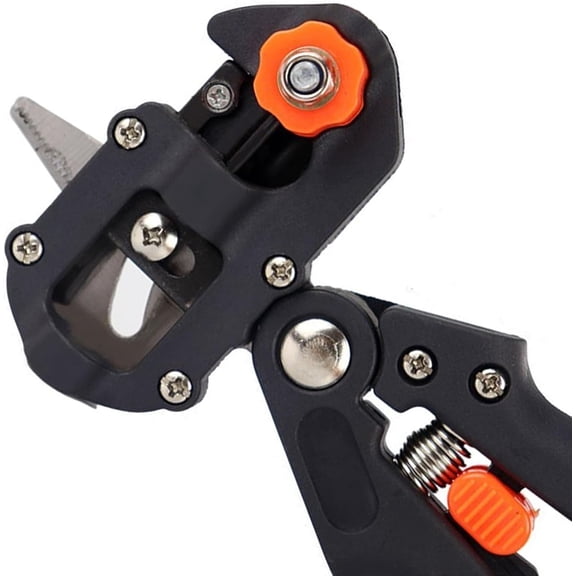 Tesyar 2-in-1 Garden Grafting Pruner Kit, U/V/Omega 3 Blades Fruit Tree Seedling Cutting Graft Tool Set