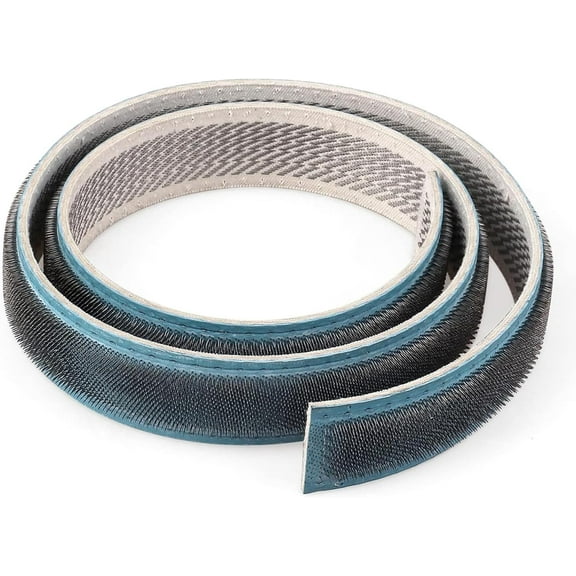 Tesyar 40 Inch Tufting Frame Gripper Strips, Faux Leather Steel Needle Grip Tape for Rug Hooking, Carpet Fabric Cross Stitch & Tufting Sewing Projects