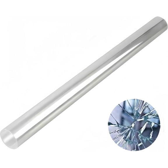 Tesyar 4Mil Self-Adhesive Clear Window Security Film, UV Sun Block Shatterproof PET Glass Protector for Home Office Store