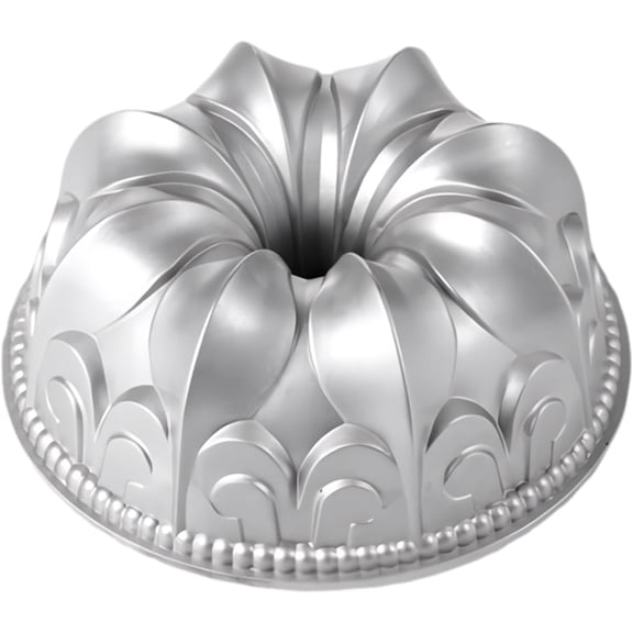 Tesyar Non-Stick Cast Aluminum Round Bundt Cake Pan, Easy Release Baking Mold for Oven & Air Fryer, For Cake Flan Bread Dessert(Flowers)