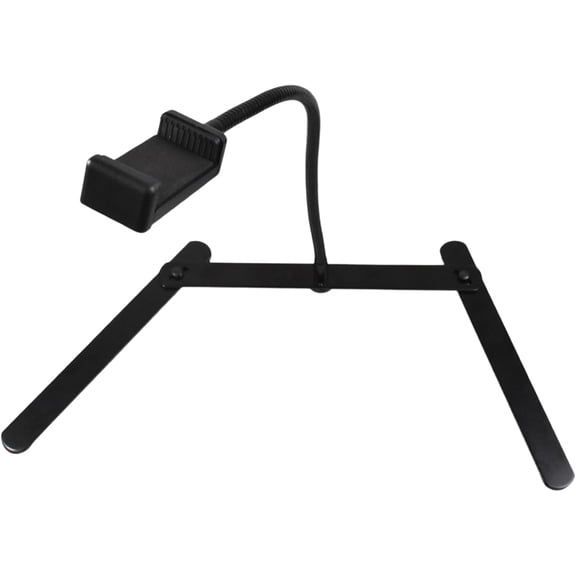 Tesyar Overhead Phone Stand with Flexible Gooseneck, Metal Tabletop Tripod Mount for Recording, Live Stream, Cooking & Drawing
