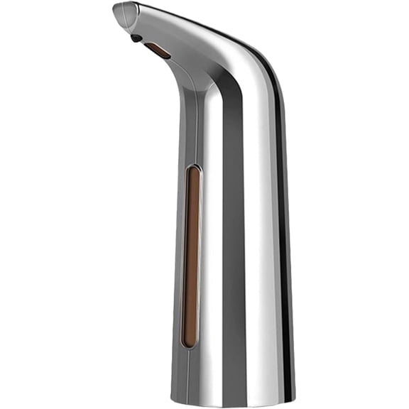 Tesyar Touchless Automatic Soap Dispenser, 14oz/400ml Infrared Sensor IPX6 Waterproof Soap Pump for Kitchen Bathroom Hotel (Silver)