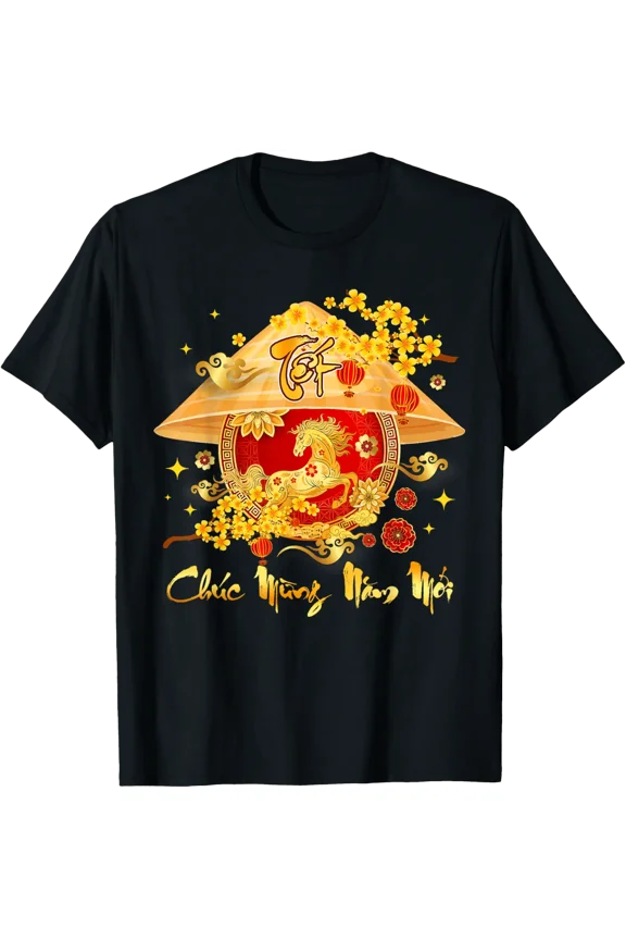 Tet 2026 Horse Celebration T-Shirt All Size S-5Xl