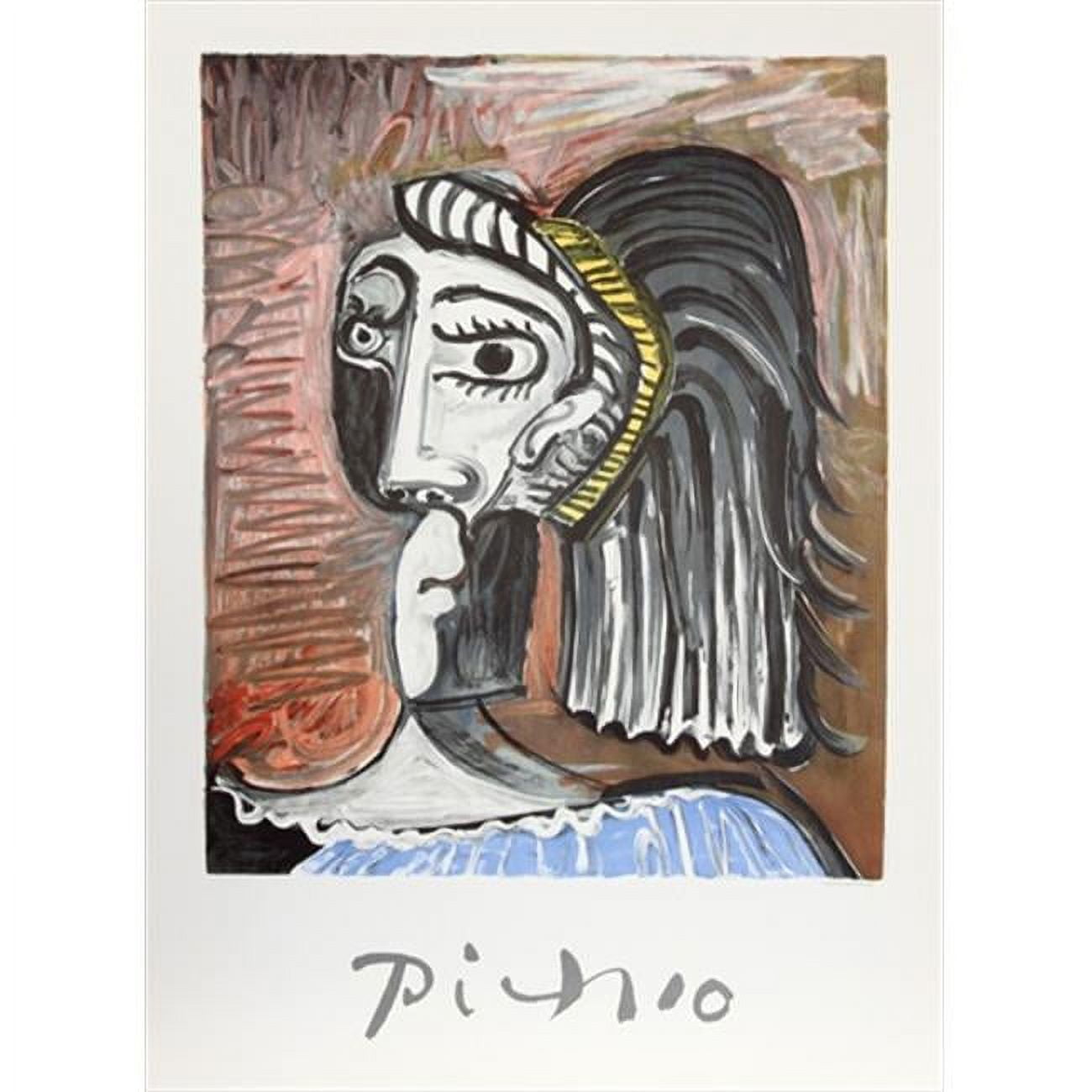 Pablo Picasso 14460 Visage- Lithograph on Paper 29 In. x 22