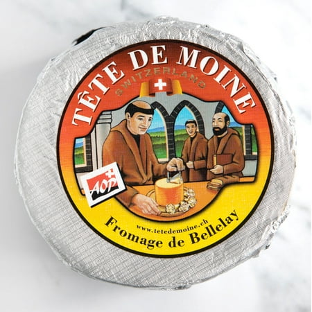 Tete de Moine AOP - Whole Cheese Wheel and igourmet Cheese Storage Bag Set