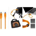 thumbnail image 1 of Tether Tools BTKC2515-ORG Starter Tethering Kit W/USB-C To 2.0 Micro-B 5-Pin, 15' (Orange) (EOL), 1 of 2