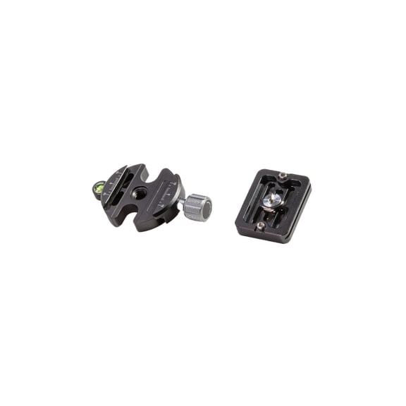 Tether Tools Rock Solid Arca Quick-Release Tripod Adapter with Mounting Plate, Black