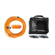 Tether Tools TetherBoost Pro USB-C Cable System 31 ft. 9.4m with Core Controller, TetherGuard Extension Lock USB-C to C and Cable Organization Case Large - Orange