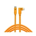 thumbnail image 1 of Tether Tools TetherPro 15' USB-C to USB-C Right Angle Cable, Orange, 1 of 7