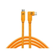 Tether Tools TetherPro 15 USB-C to USB-C Right Angle Cable, Orange