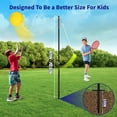 thumbnail image 1 of Tetherball Tennis Set with with 360° Swivel Hook Pole，Ball, Rope and Paddle Set.Tetherball Outdoor Equipment for Backyard，Lawn Game$$Sport & Recreation Other, 1 of 11