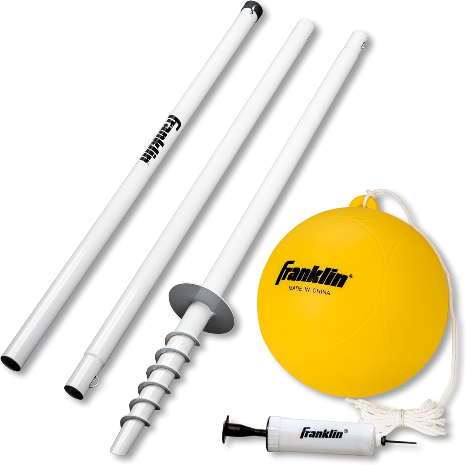 Tetherball - Tetherball Ball, Rope and Pole Set - Portable Steel ...