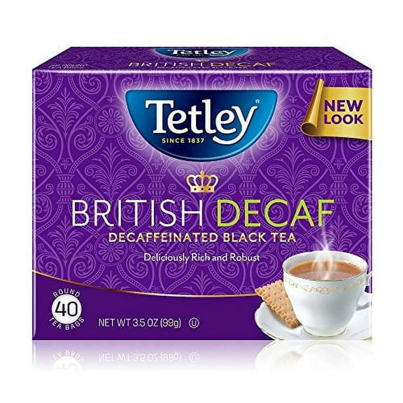 British Blend Decaffeinated Black Tea, 40 Tea Bags