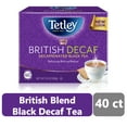 thumbnail image 1 of Tetley, British Blends Decaffeinated Black Tea, 40 Count Tea Bags, 1 of 8