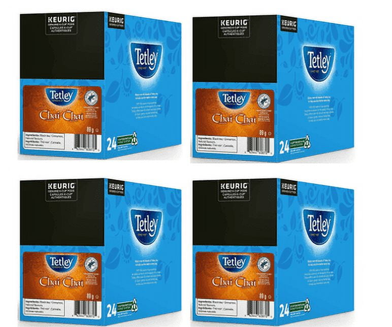 Tetley Chai Tea KCup pods for Keurig brewers, 24 count (4/case