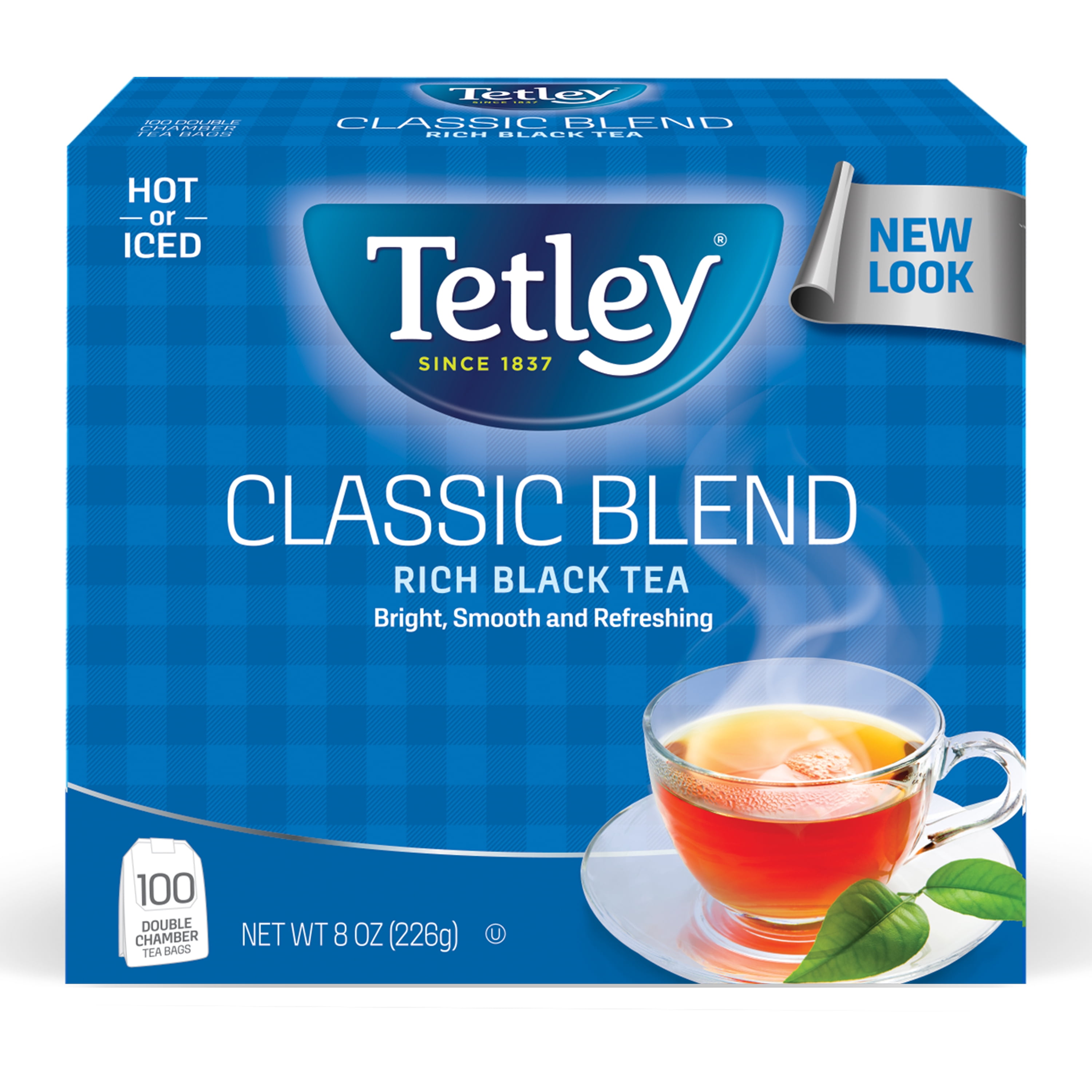 Tetley, Classic Blend, Black Tea Bags, 100 Count