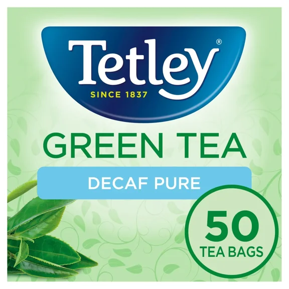 Tetley Green Decaffeinated  - Pack of 50 Tea Bags