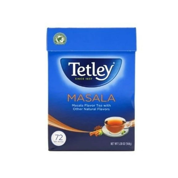 Tetley Masala Flavored Tea Bags 72Ct