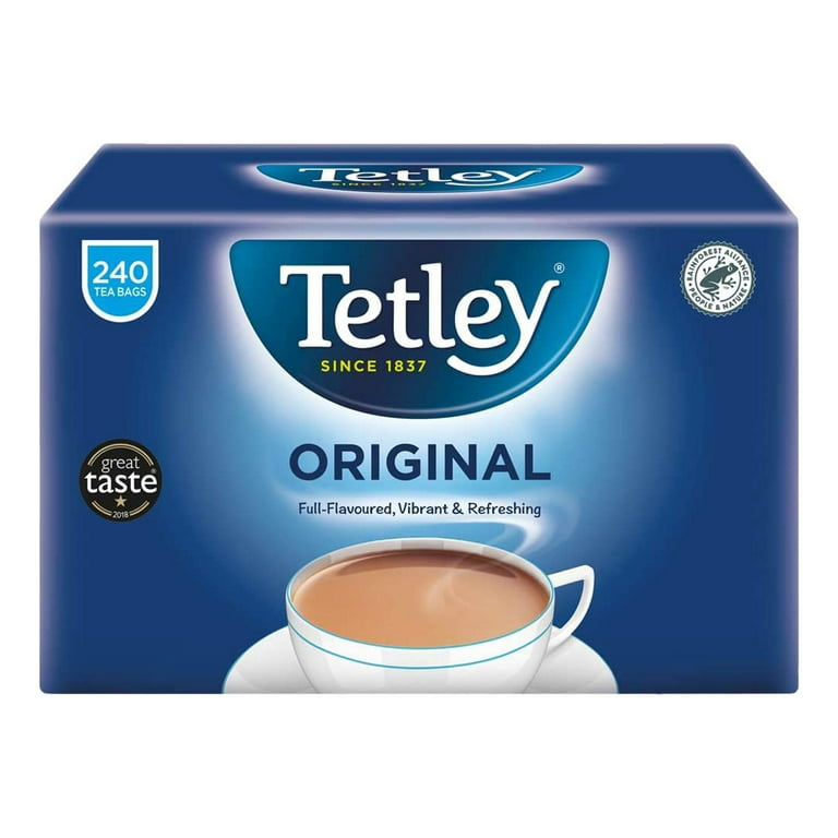 Tetley Tea, 40-Count Tea Bags (Pack of 6)