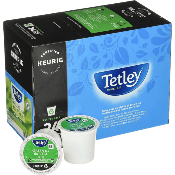 Tetley Pure Green Tea Keurig K-Cup Tea Pods 96 COUNT