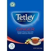 Tetley USA Ginger Tea, 72-Count Tea Bags - 5.08 Oz