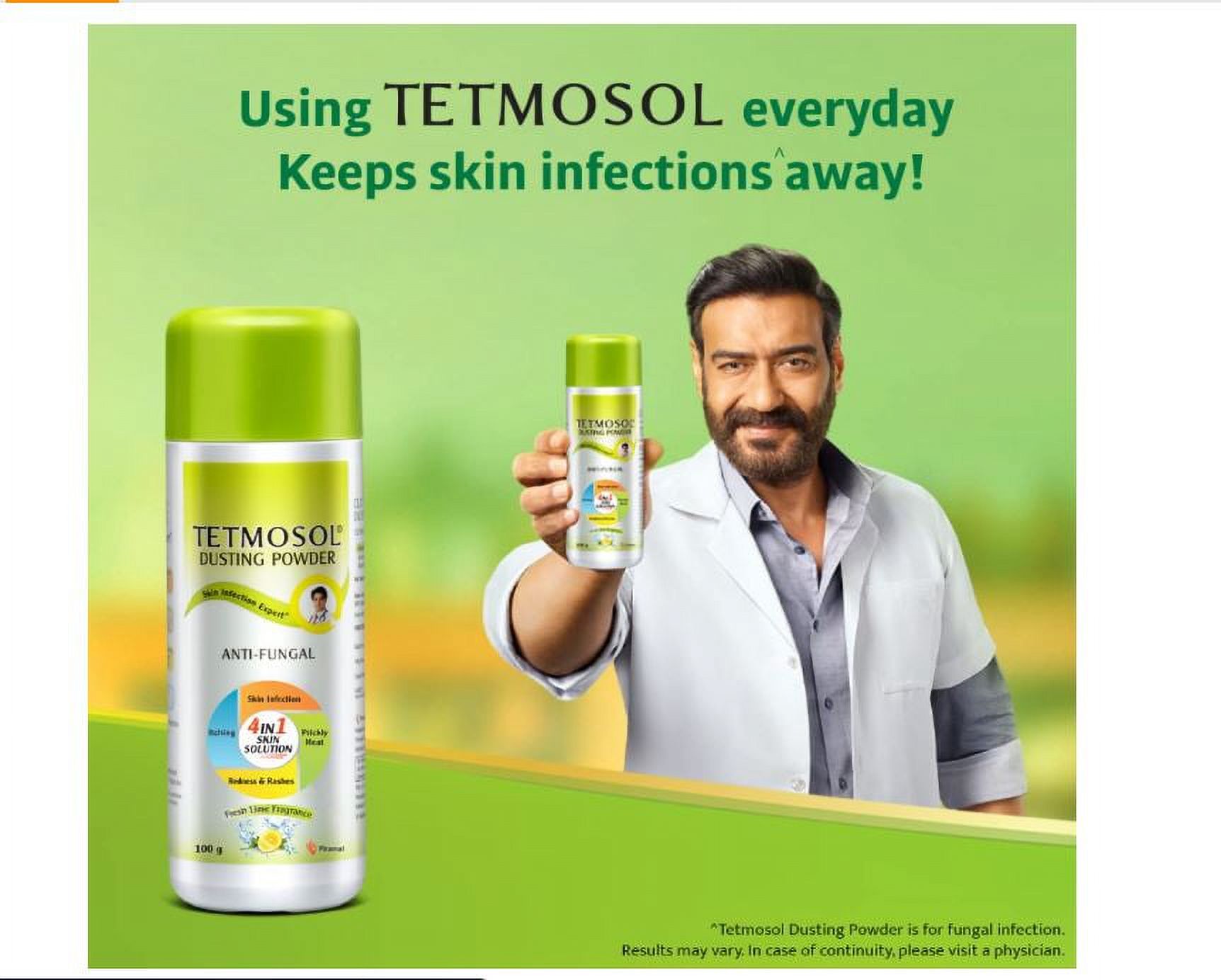 Tetmosol Dusting Powder AntiFungal 100 gm Dusting Powder