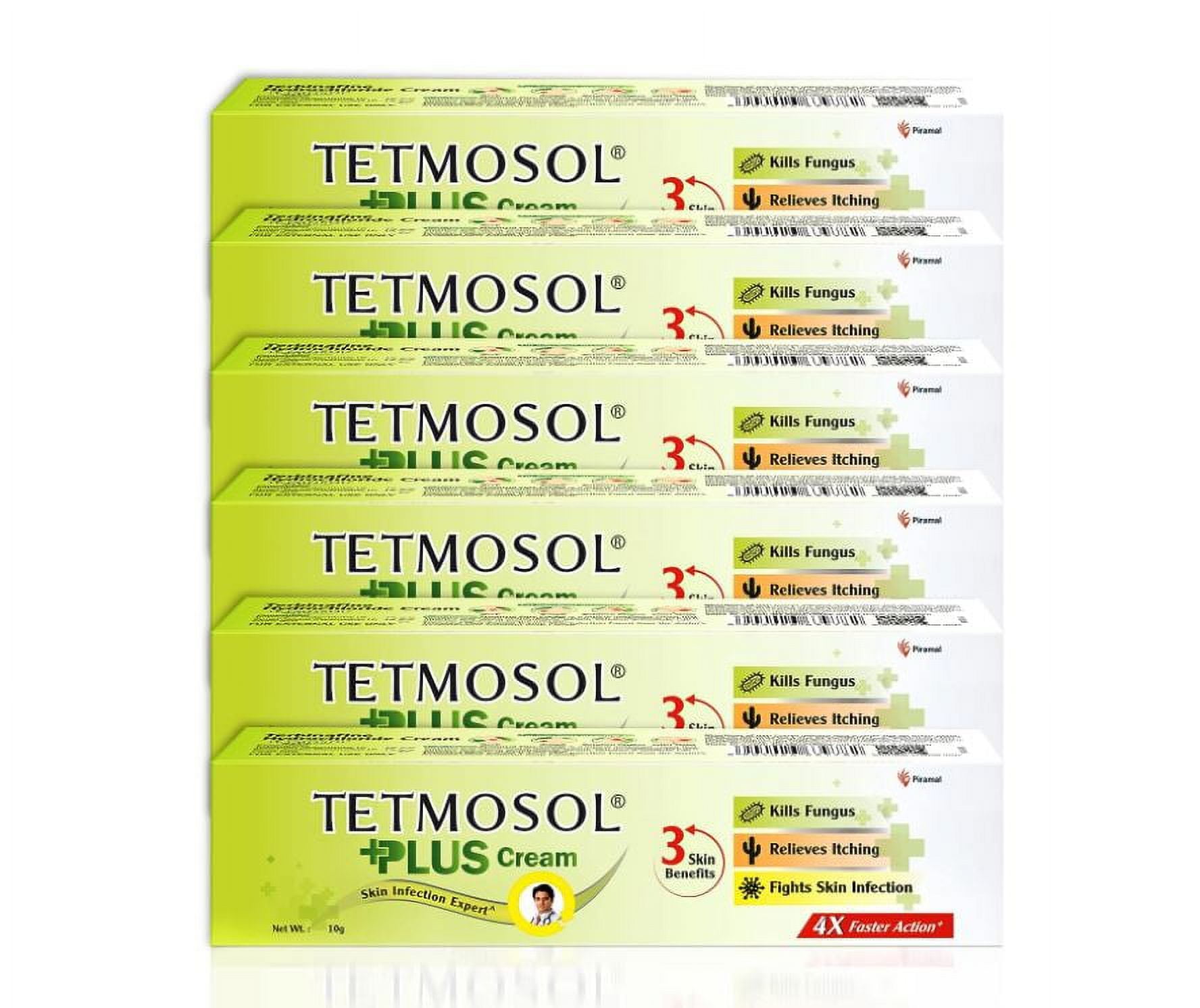 Tetmosol Plus Cream topical antifungal cream kills fungus, relieves