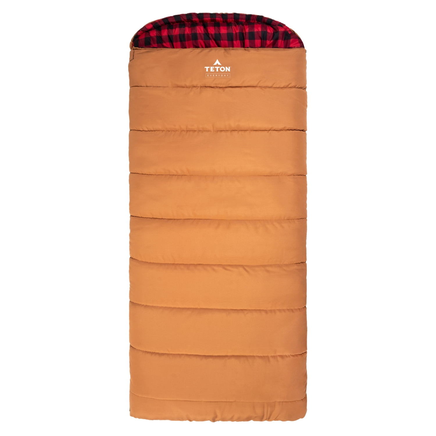 Teton Bridger XXL 0°F Sleeping Bag – Extra‑Wide Canvas Outdoor Bag with Flannel Lining & Compression Sack