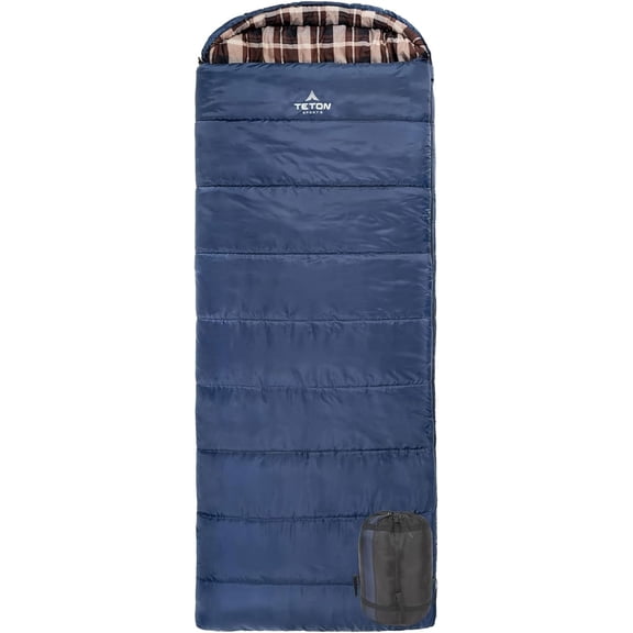 Teton Celsius XL, 25F, 20F, 0F Degree Sleeping Bags, All Weather Warm Sleeping Bag for Adults and Kids, Camping Season, Compression Sack Included