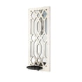 thumbnail image 1 of Traditional Mirrored White Candle Holder Sconce, 1 of 2