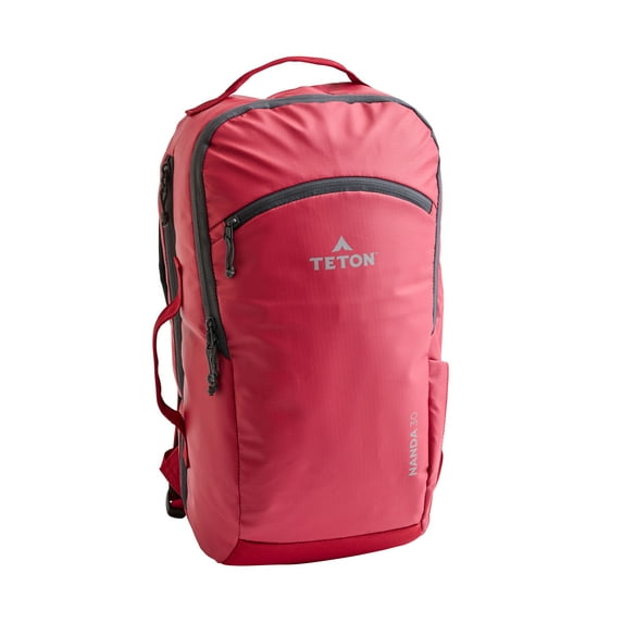 TETON Nanda 30L Travel Backpack – Laptop Sleeve, Hydration Compatible Commuter Daypack, Ruby