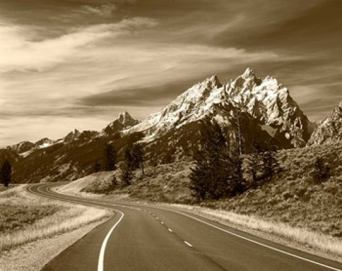 Teton Range Grand Teton National Park Wyoming Canvas Art - Adam Jones DanitaDelimont (16 x 20)