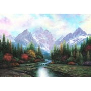 Teton Splendor Canvas Art - Vicki Wade 20 x 28