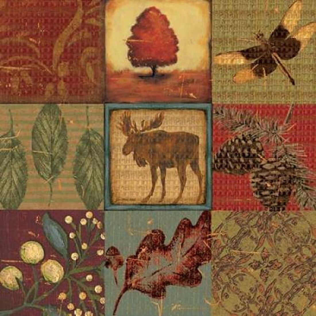 Teton Tapestry II Canvas Art - Jo Moulton (24 x 24)