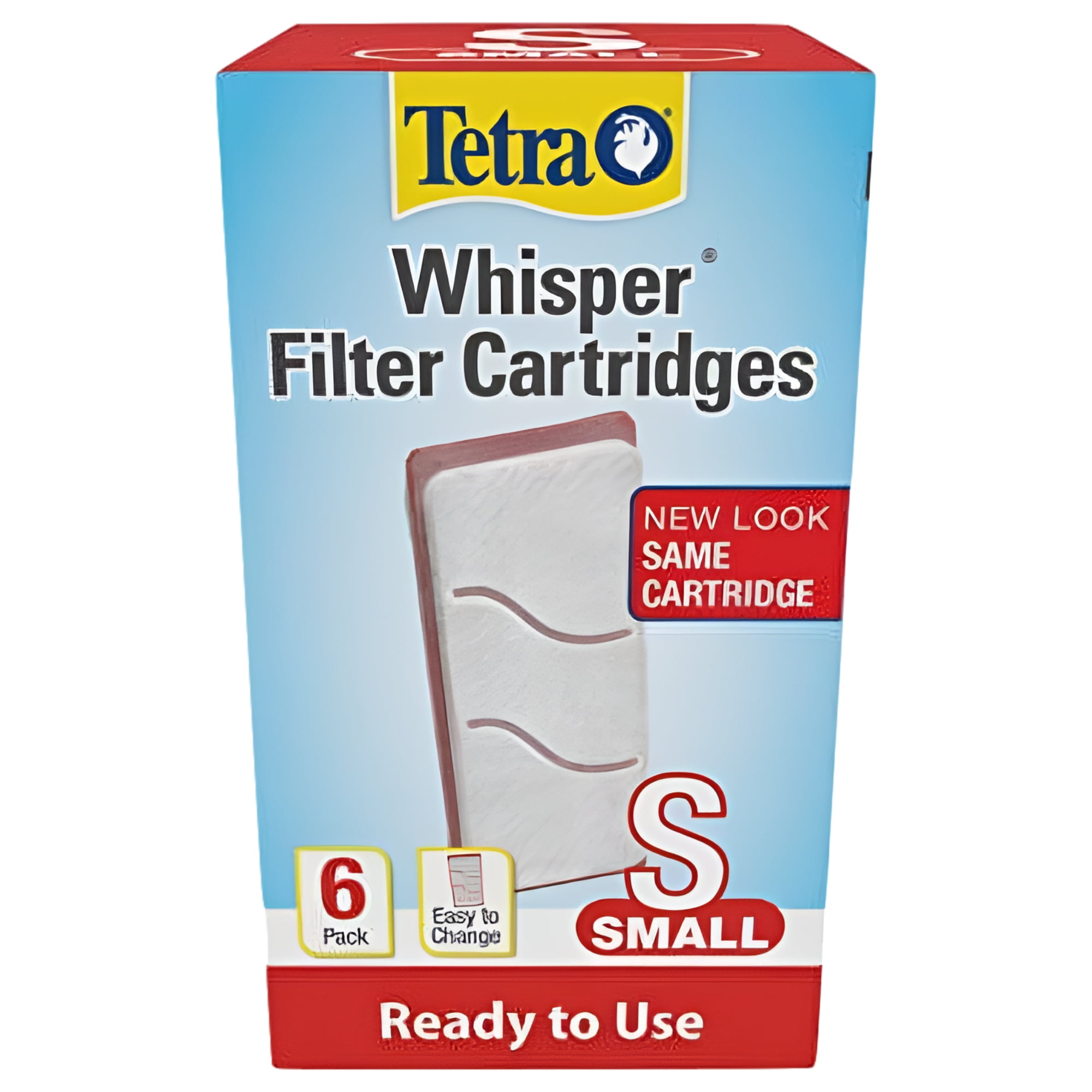 Tetra 19550 Whisper Aquarium Filter Cartridge, Small, 6-Pack