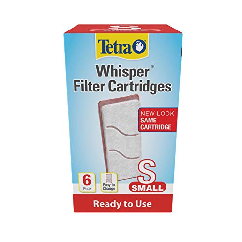 Tetra 19550 Whisper Aquarium Filter Cartridge, Small, 6Pack