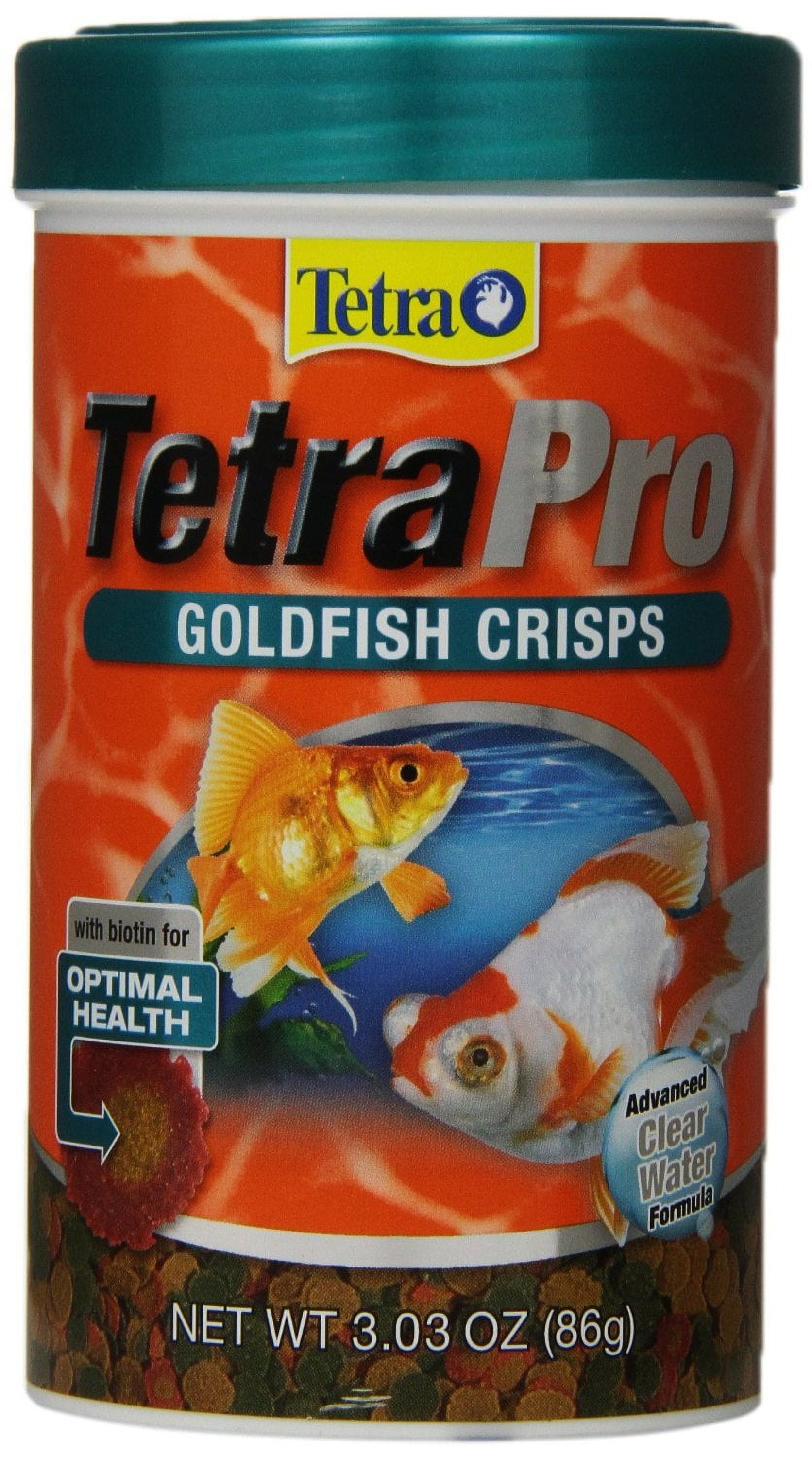 Tetra 77076 TetraPRO Goldfish Crisps for Fishes, 3.03 oz