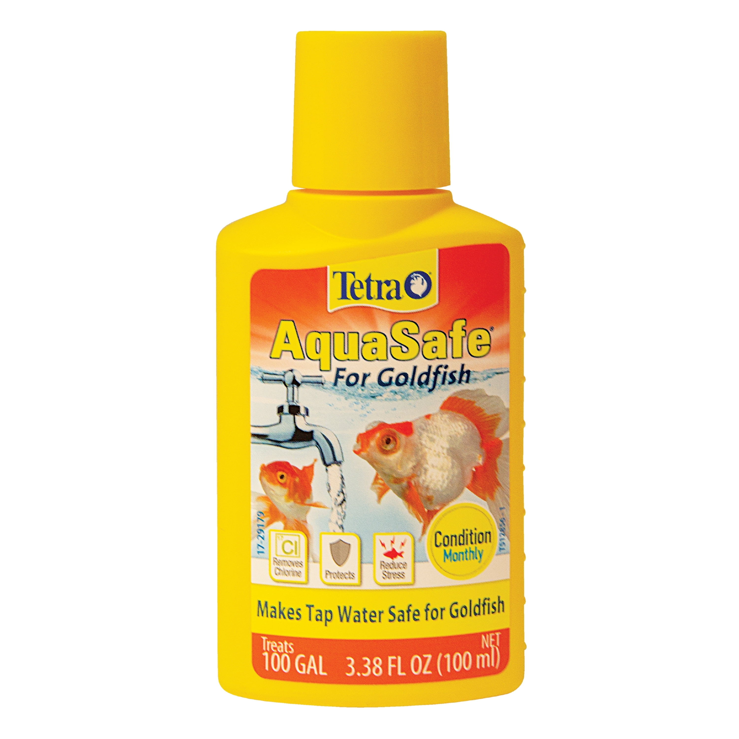 Tetra AquaSafe for Goldfish 3.38 Ounces, Aquarium Water Conditioner