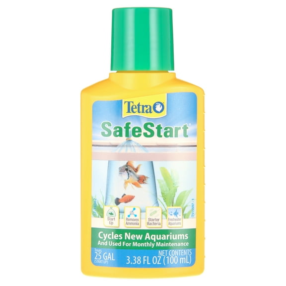 Tetra SafeStart, Cycles Water in Newly Set up Aquariums, 3.38 oz.