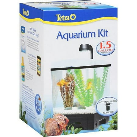 Tetra Desktop Plastic Aquarium Kit with Whisper Filter, 1.5 Gallons