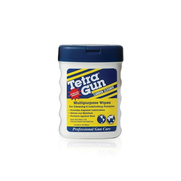 Tetra Gun Carbon Cleaner and Lubricating Gun Cleaning Wipes 50PK