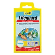 Tetra Lifeguard Aquarium Water Treatment, Treats Disease-Causing Organisms in Aquariums, 12 Count