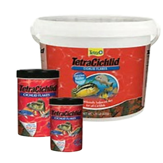 Tetra Min Cichlid Flakes by TetraMin (In Bulk Packaging by Aquatic Foods)…8-oz
