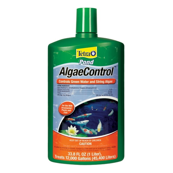 TetraPond AlgaeControl, Controls Green Water and String Algae in Ponds, 33.8 oz